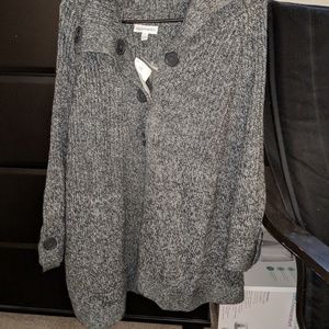 Fashion Bug Gray 3/4 Sleeve Sweater